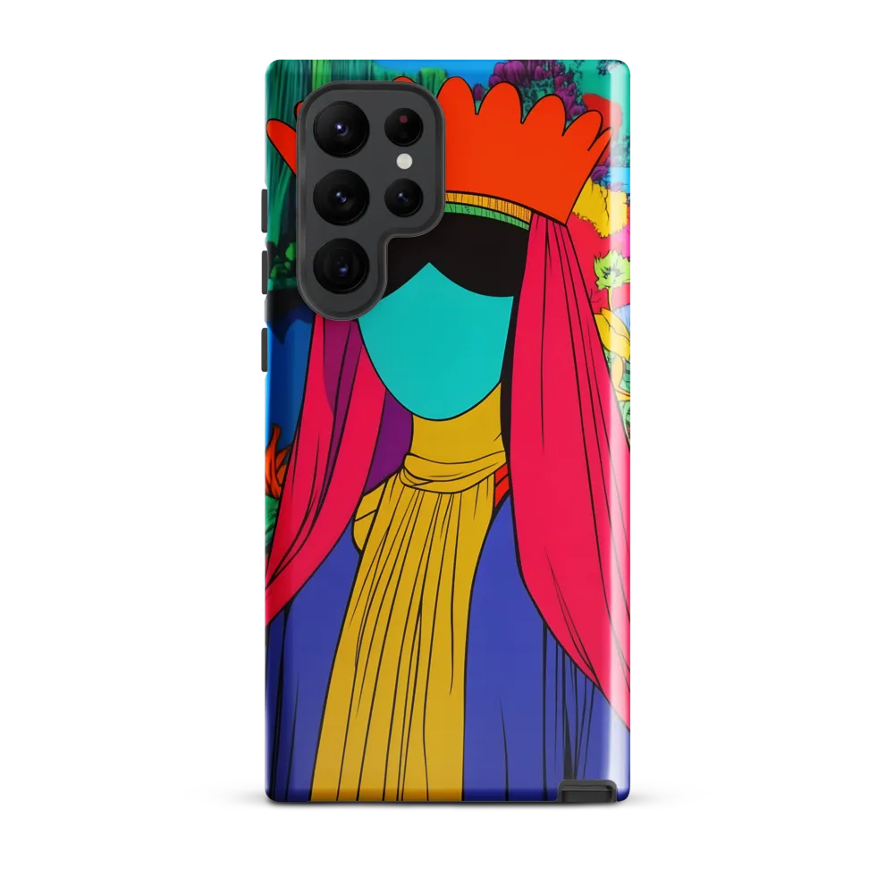 Crowned Surrealism | Phone Case |  S22 Ultra | Tough Case | Glossy