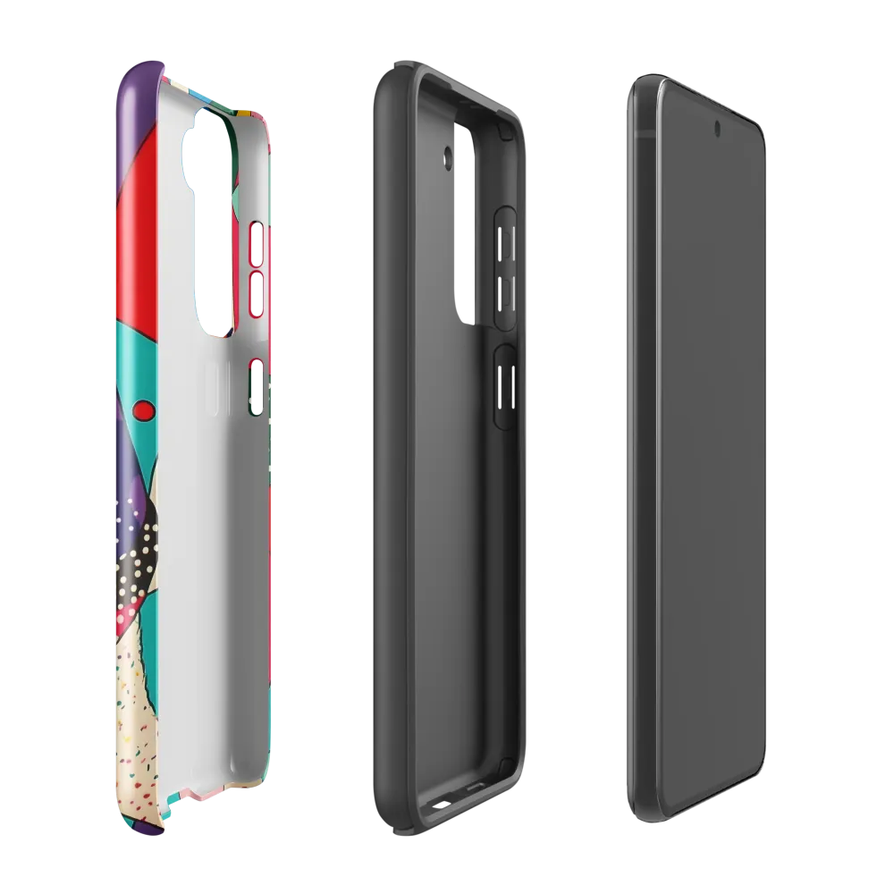 Playful Geometry in Color | Phone Case |  S21 FE | Tough Case | Glossy
