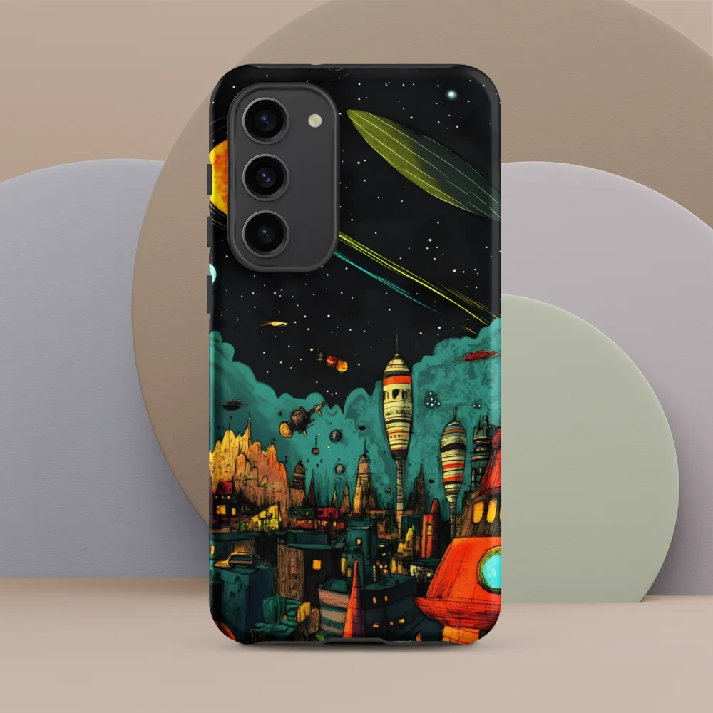 Galactic Cityscape: A Journey Through Imagination