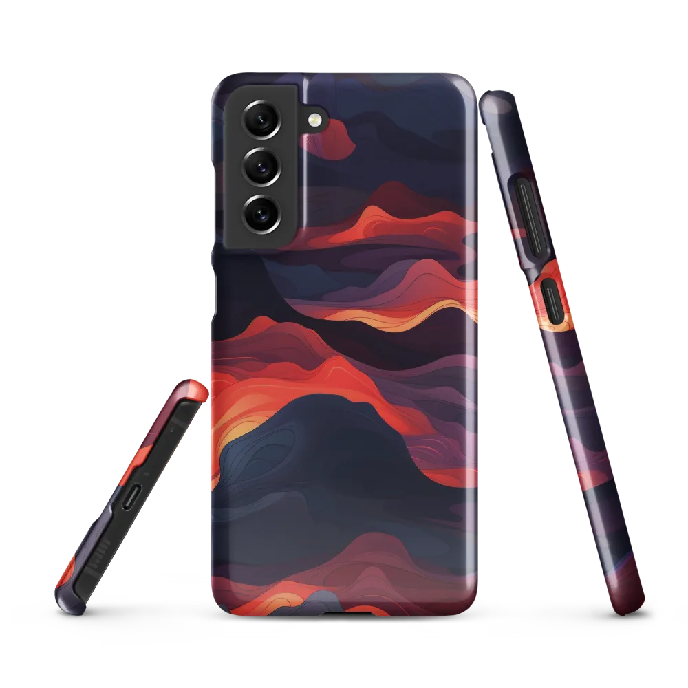 Ethereal Waves of Color | Phone Case |  S21 FE | Snap Case | Glossy