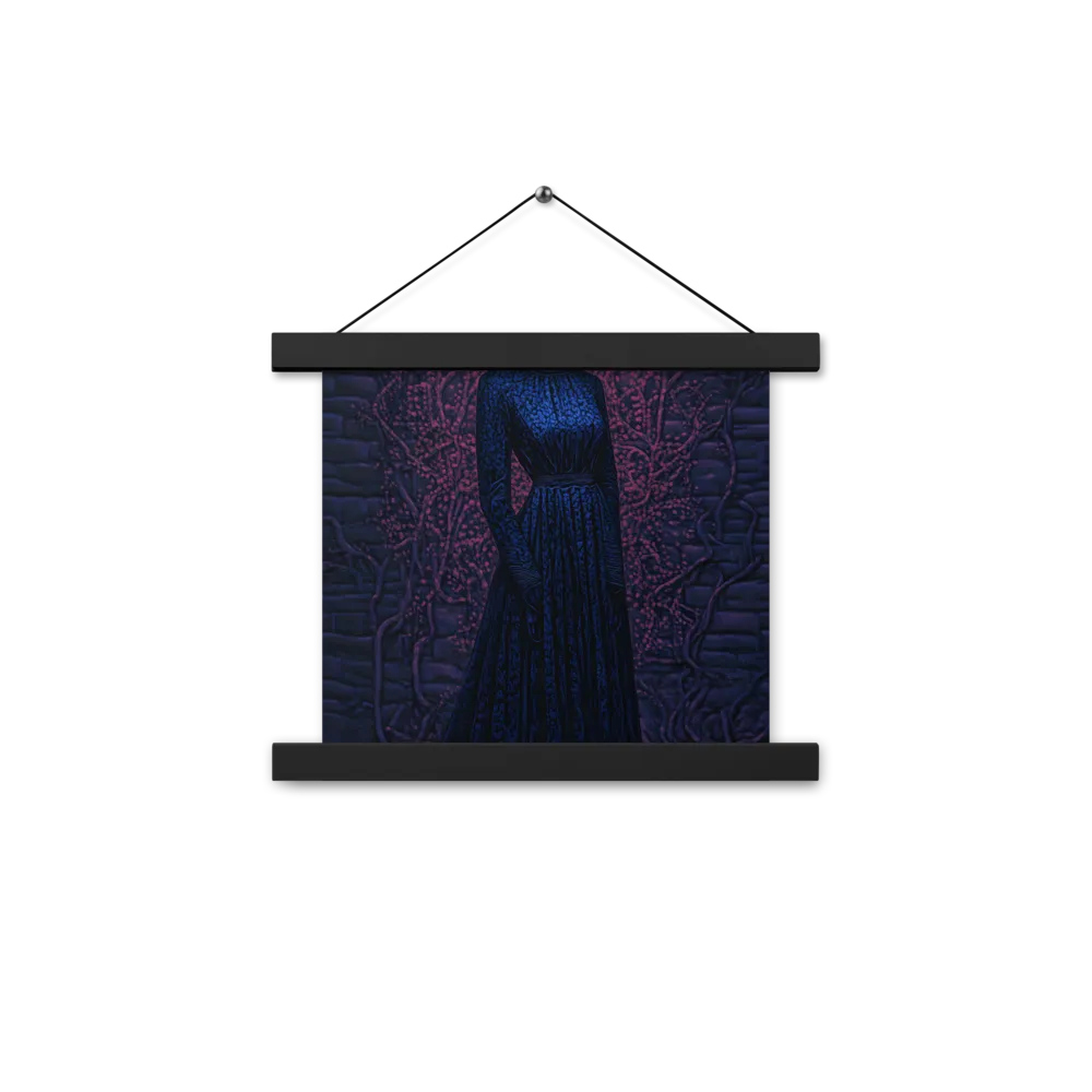 Veil of Enigma | Poster With Black Wood Hanger | 10″×10″