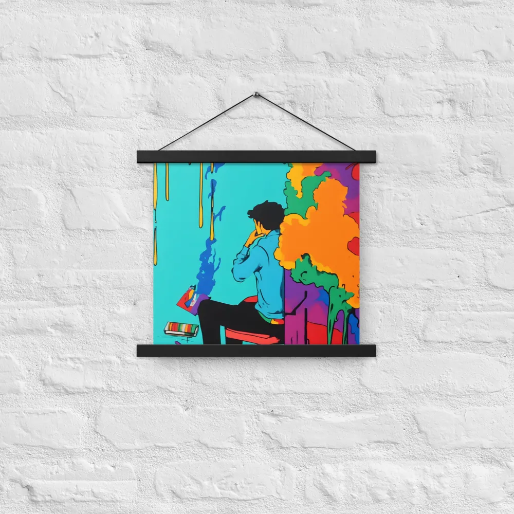The Artist Within | Poster With Black Wood Hanger | 14″×14″