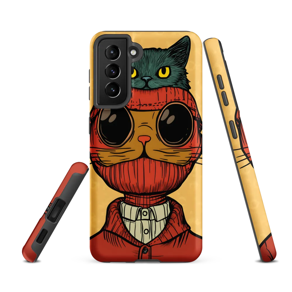 Whimsical Fusion: Cat and Human