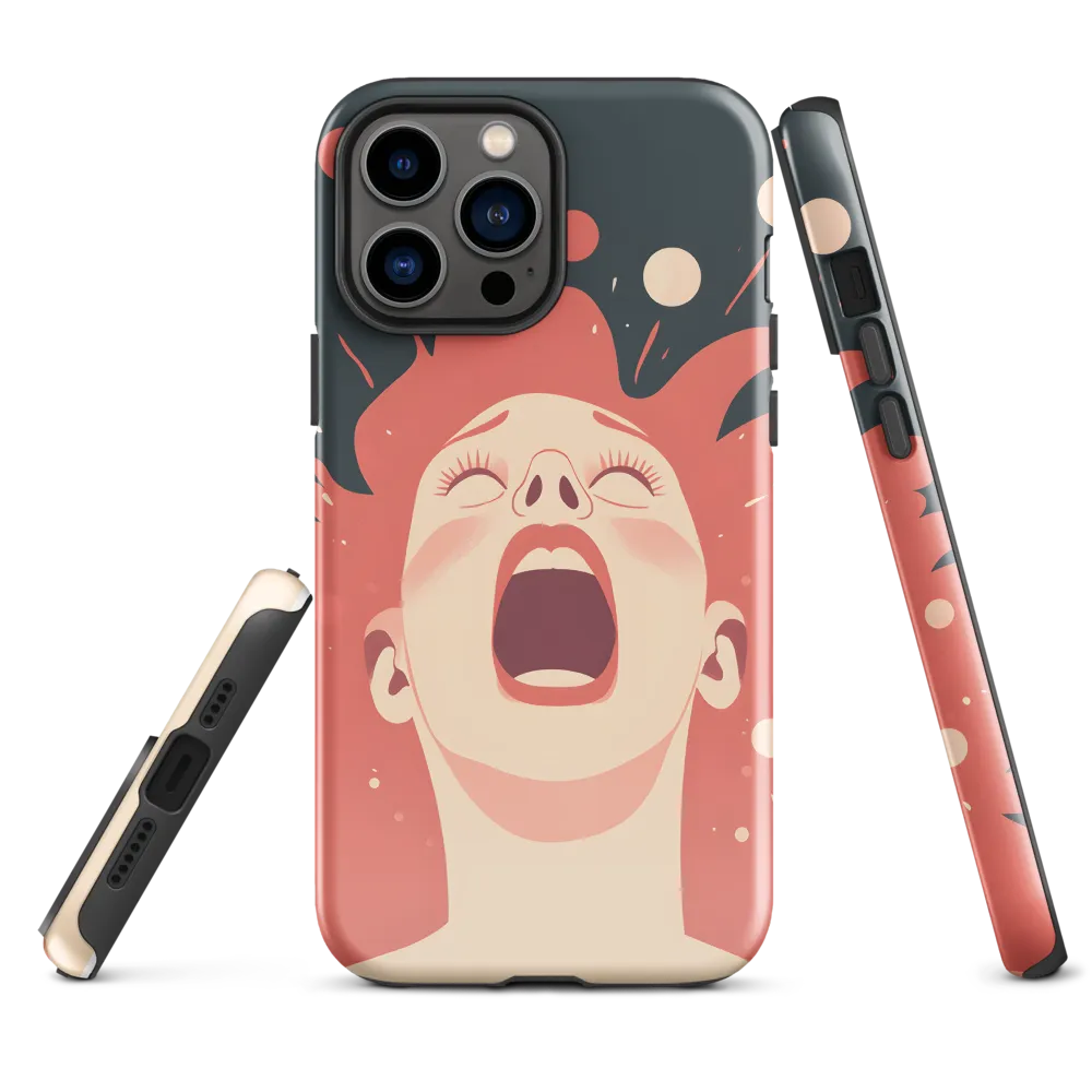 The Echo of Anguish | Phone Case |  13 Pro Max | Tough Case | Glossy