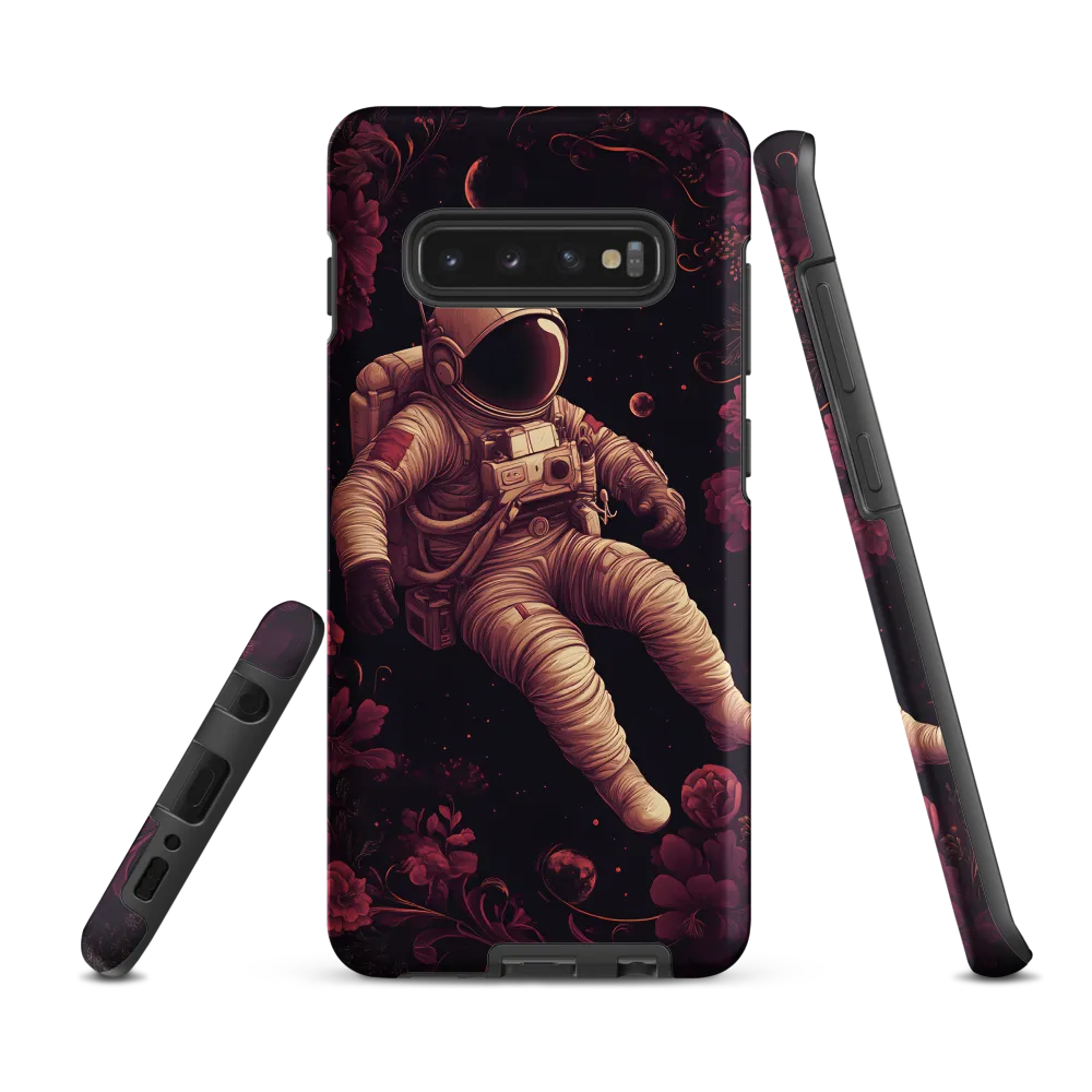 Cosmic Bloom: An Astronaut's Journey