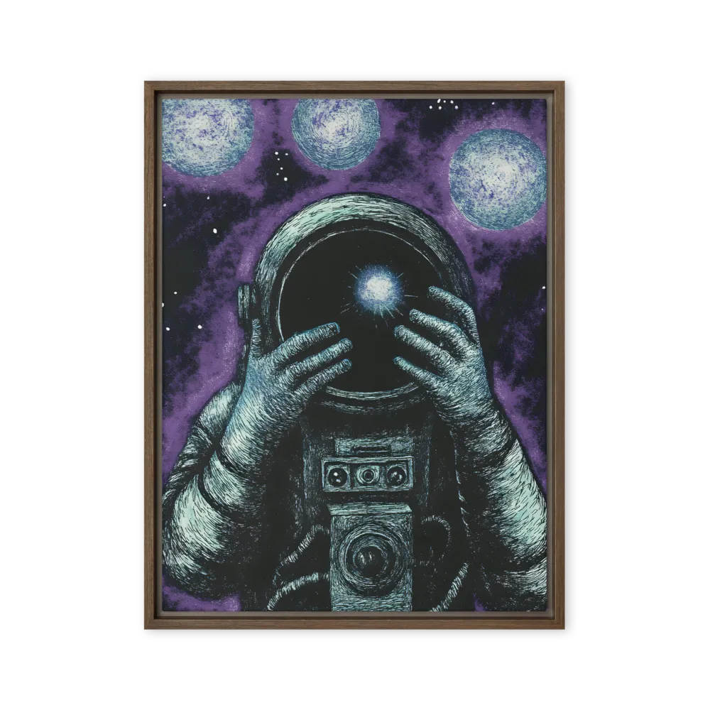 Beyond the Stars | Canvas with Brown Frame | 24″×32″
