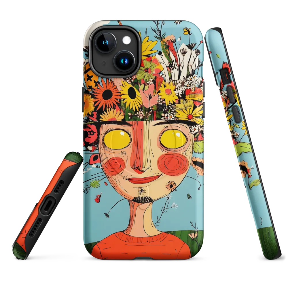 Whimsical Bloom | Phone Case |  15 Plus | MagSafe® Tough Case | Matte