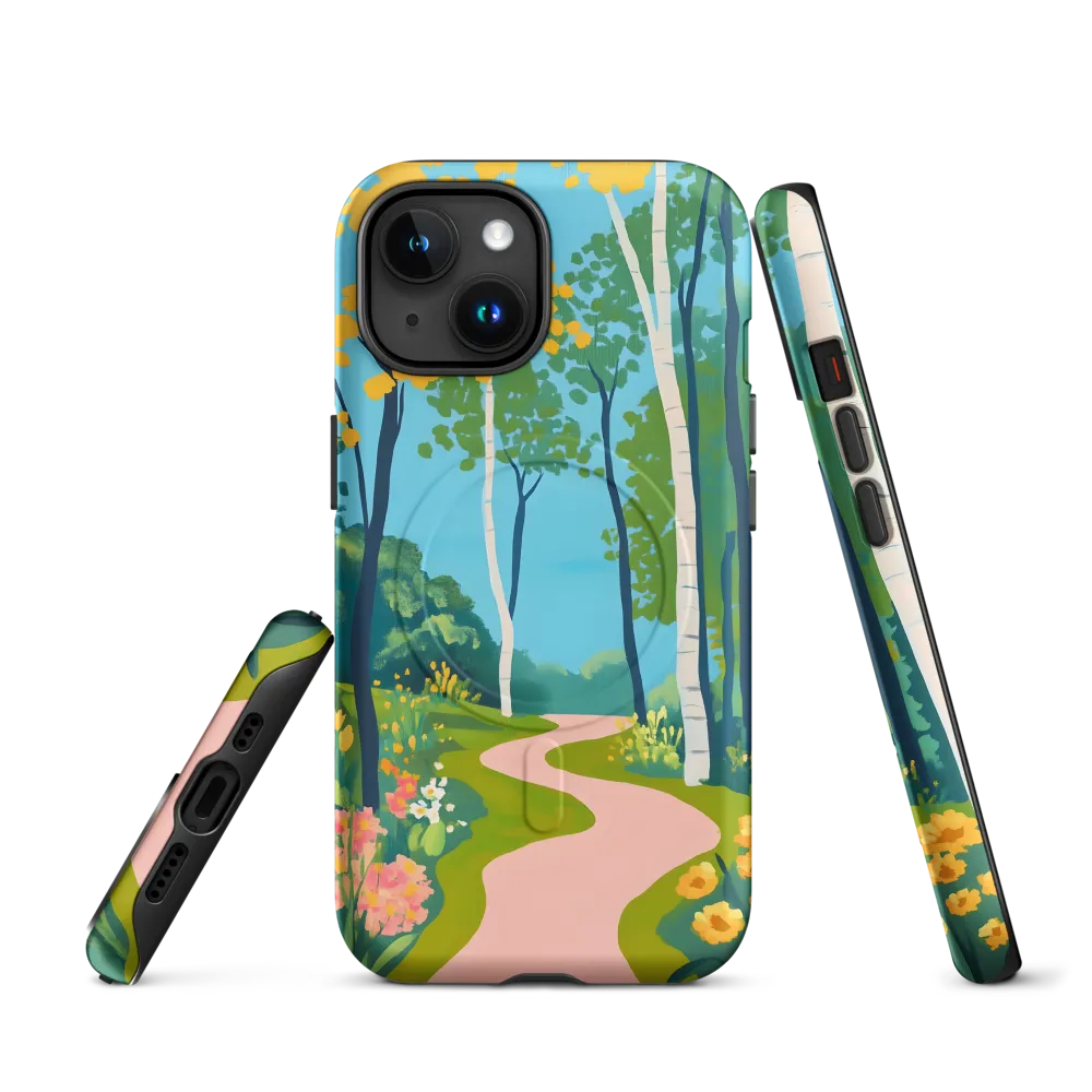 The Winding Path of Nature | Phone Case |  15 | MagSafe® Tough Case | Matte