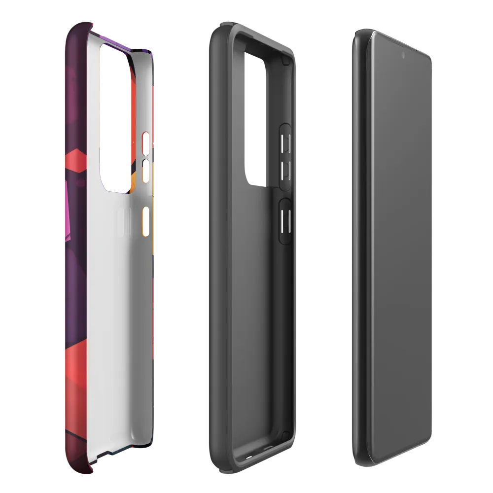 Dynamic Geometric Harmony | Phone Case |  S21 Ultra | Tough Case | Matte