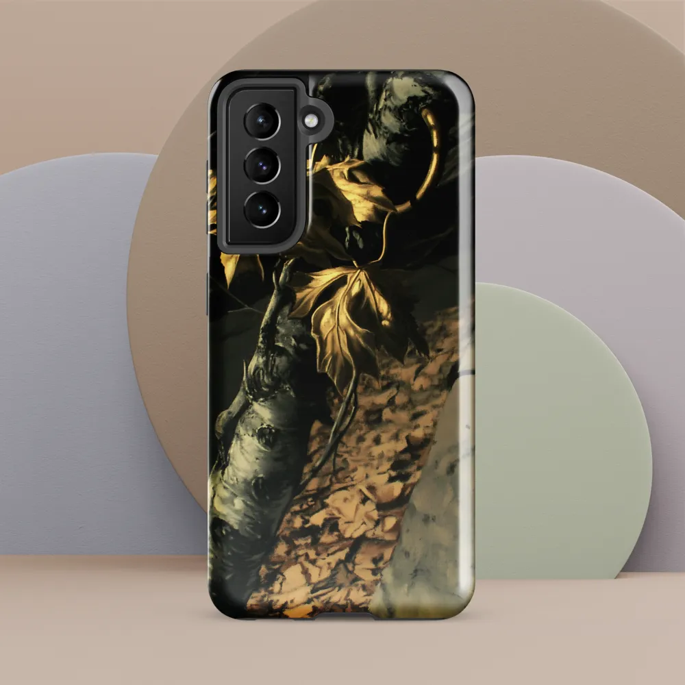 Golden Serenity: A Close Encounter with Nature