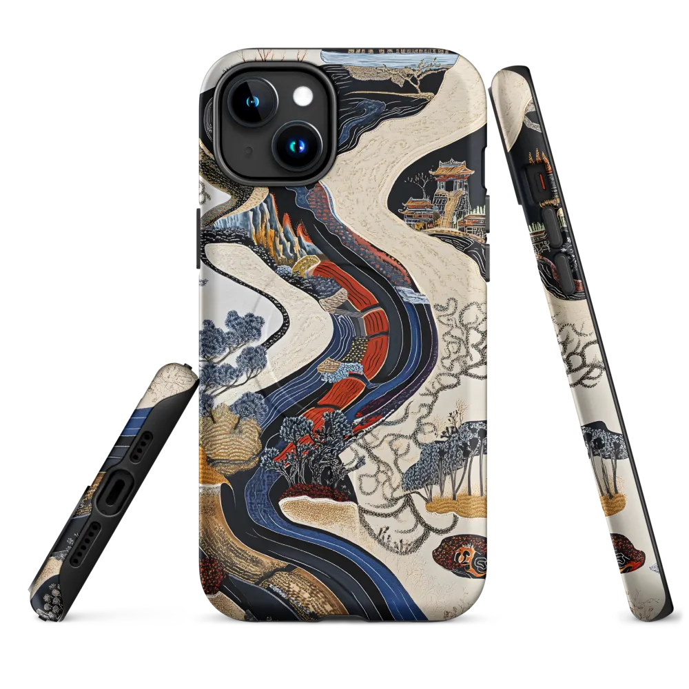Flow of Tranquility | Phone Case |  15 Plus | MagSafe® Tough Case | Matte