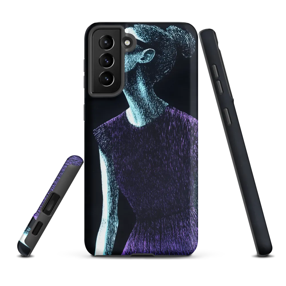 Contemplative Elegance | Phone Case |  S21 Plus | Tough Case | Matte
