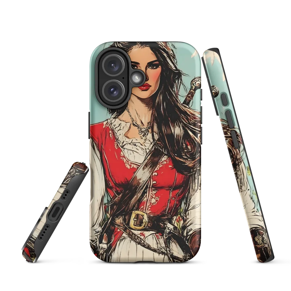 Fearless Pirate Queen | Phone Case |  16 | Tough Case | Matte