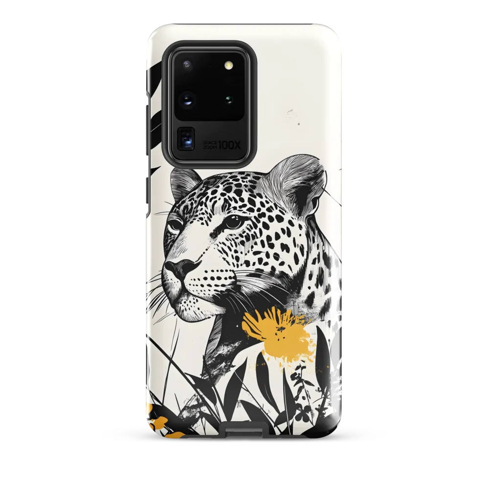 Majestic Leopard Amongst Flora