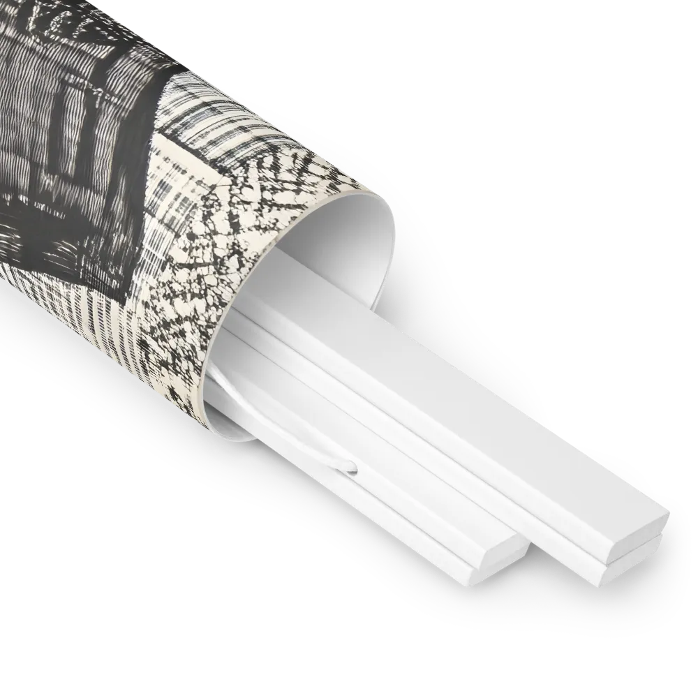Urban Reflections: A Shopping Narrative | Poster With White Wood Hanger | 18″×18″