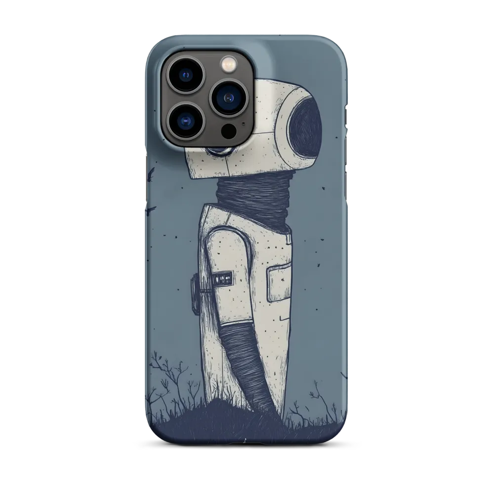 Contemplative Robot in a Barren Landscape