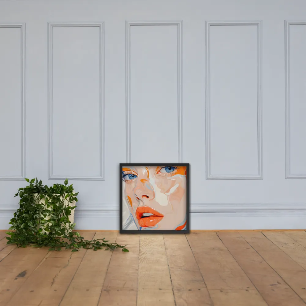 Ethereal Expressions | Poster with Black Frame | 18″×18″