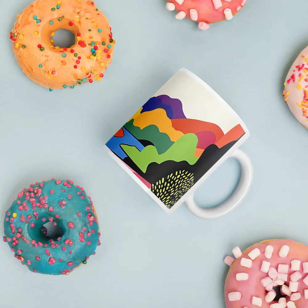 Whimsical Landscape in Color | Mugs | Multiple Sizes & Colors