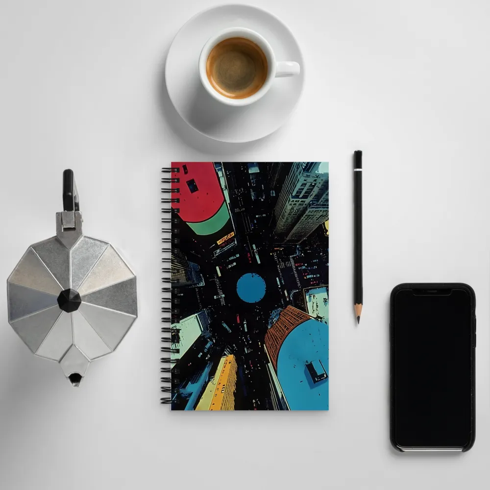 Vibrant Urban Symphony | Spiral Notebook