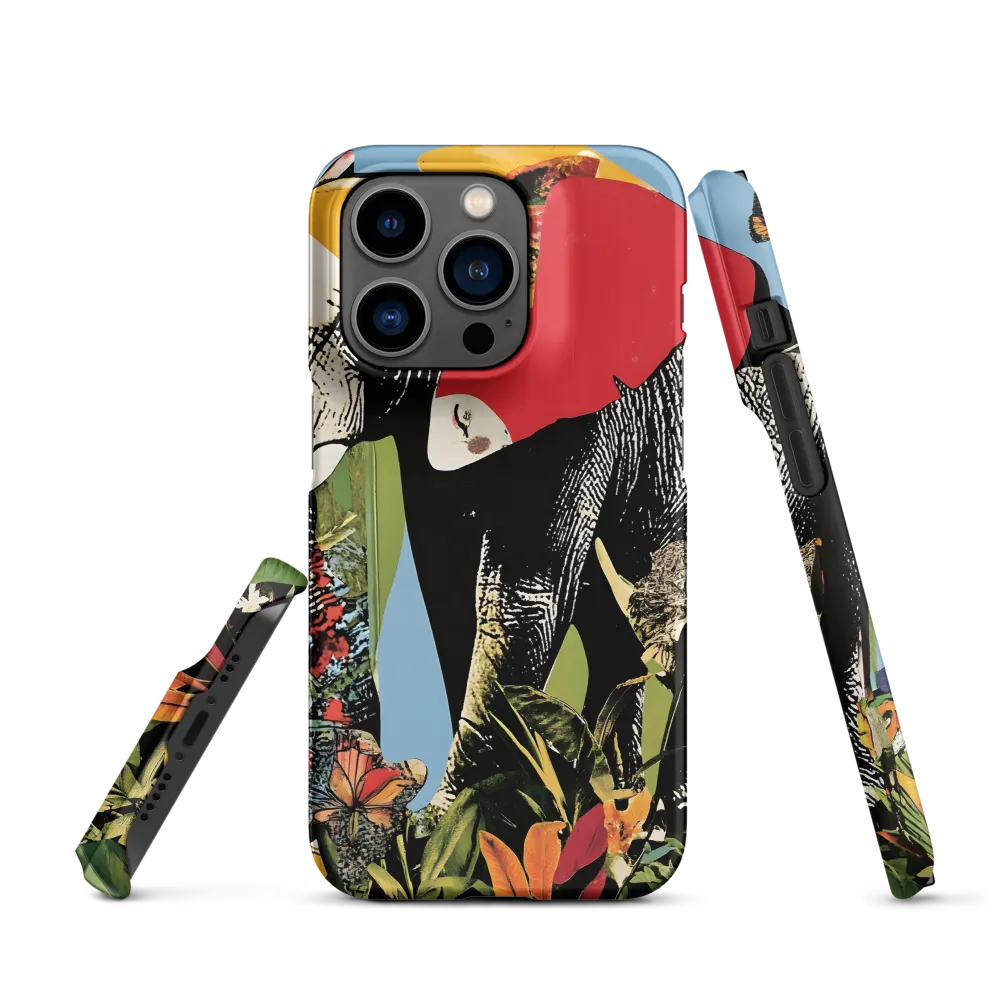 Harmony of Nature: The Elephant's Embrace | Phone Case |  14 Pro | Snap Case | Matte