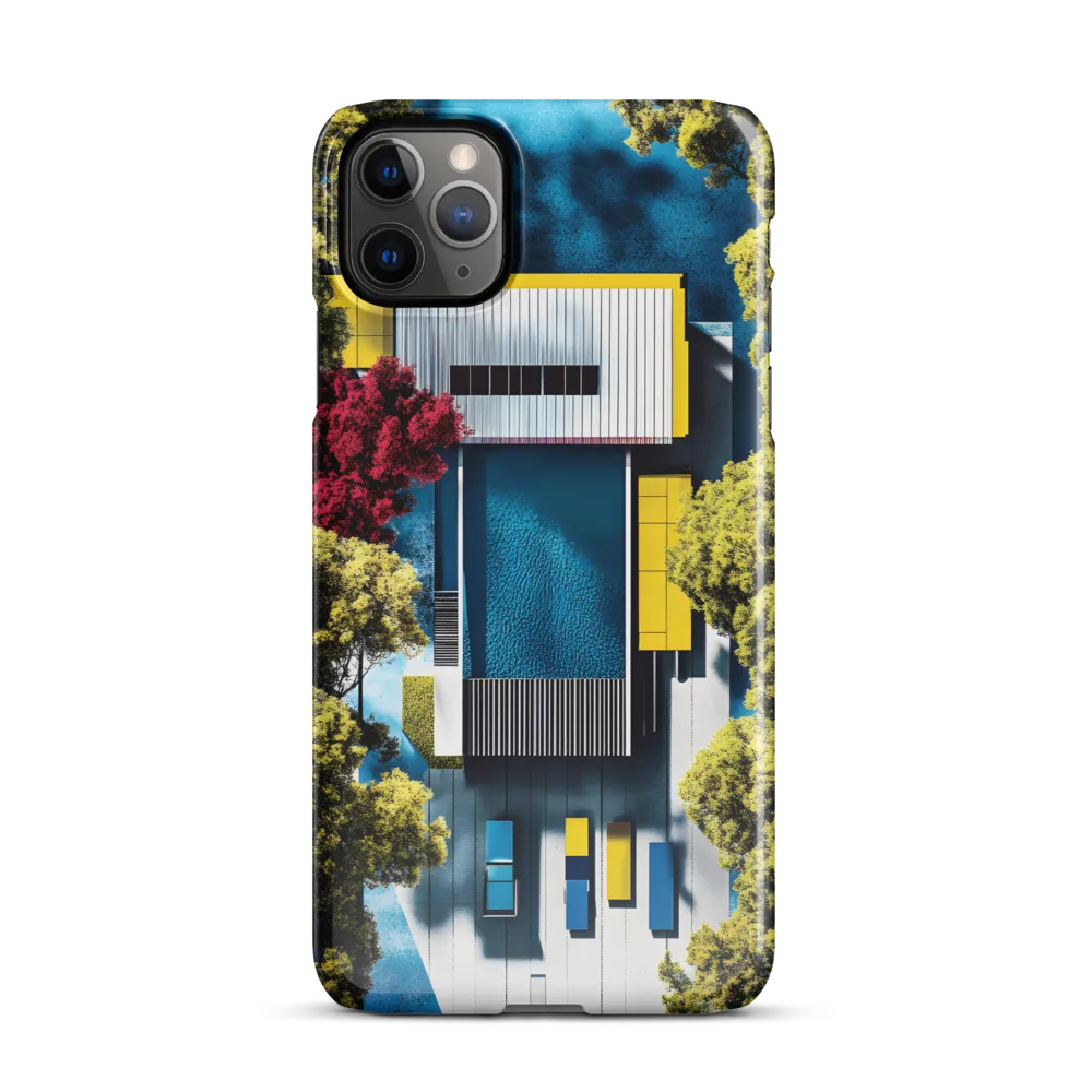 Aerial Harmony: Modernist Serenity | Phone Case |  11 Pro Max | Snap Case | Glossy