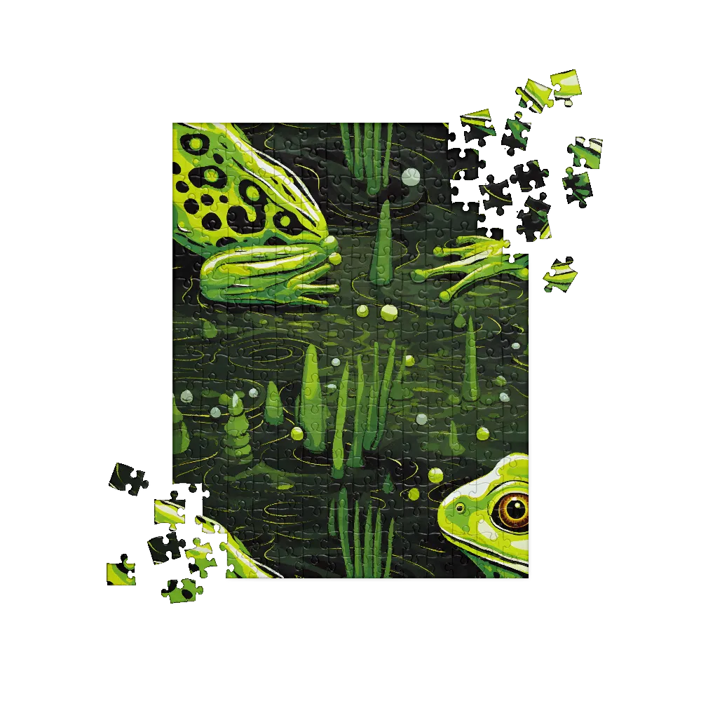 Green Harmony: Life Beneath the Surface