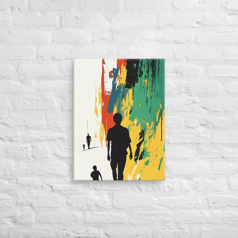 Journey of Silhouettes | Canvas | 18″×24″