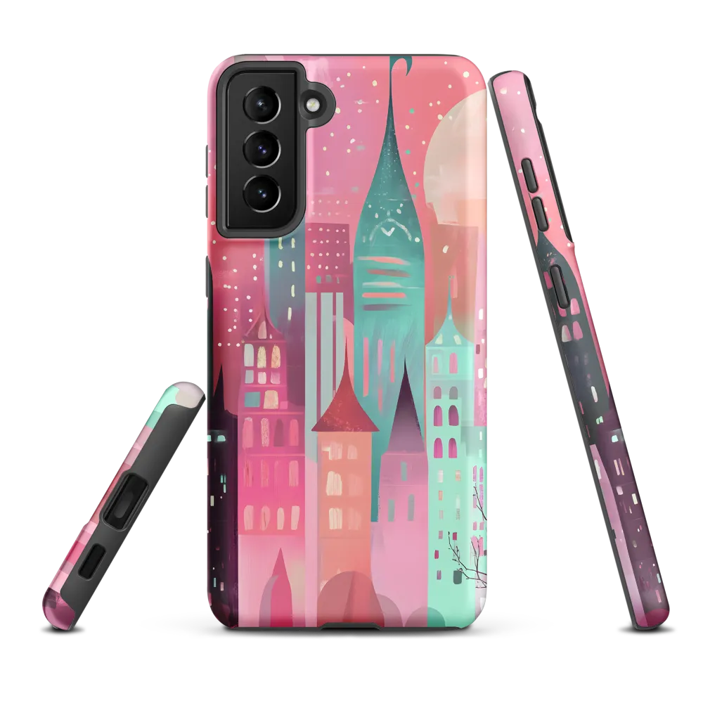 Whimsical City at Dusk