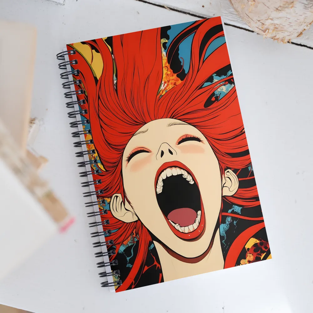 Eruption of Emotion | Spiral Notebook