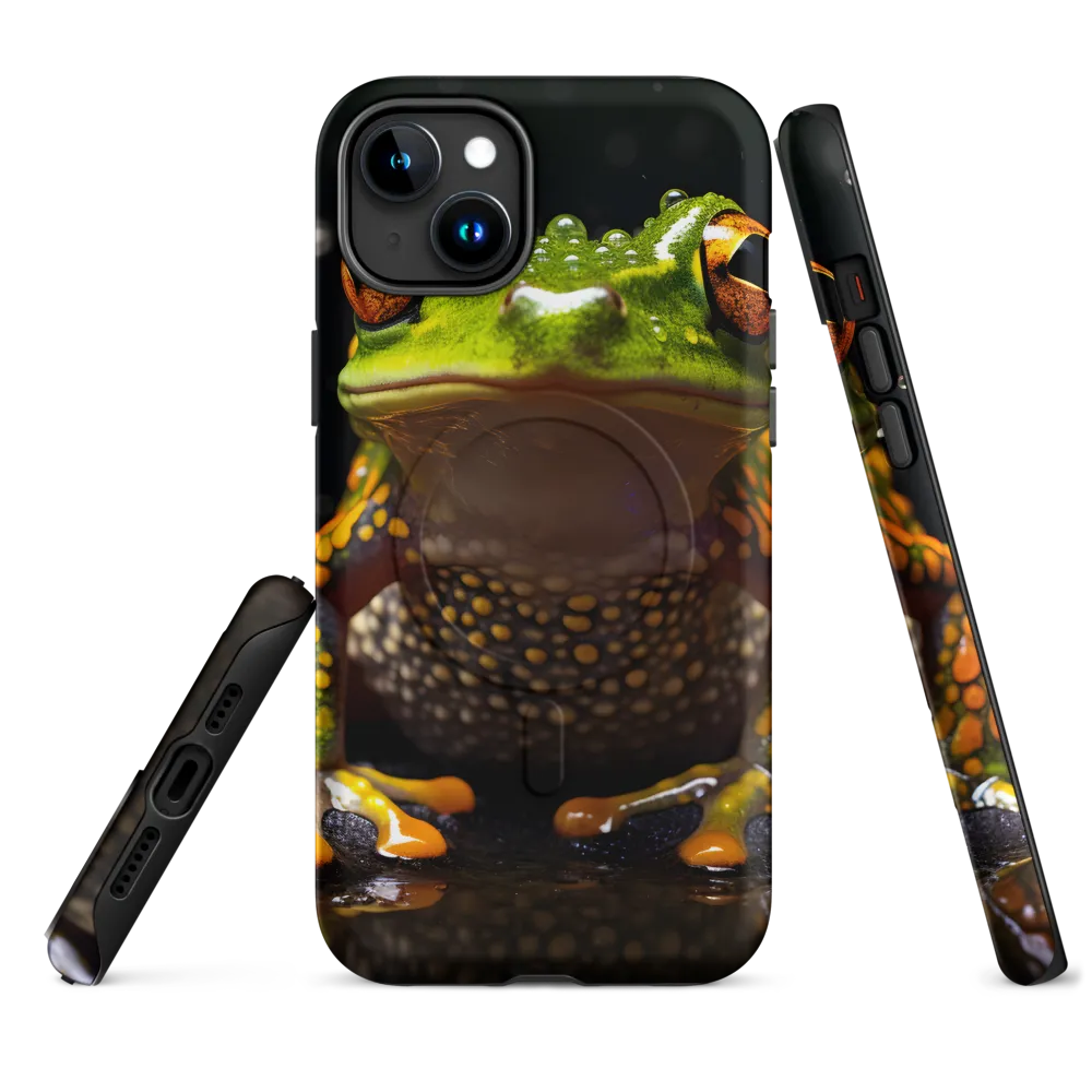 Emerald Elegance: The Frog in Focus