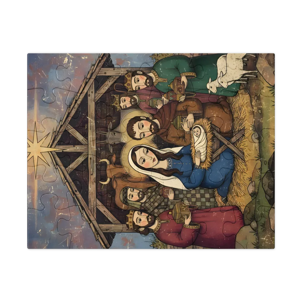 Star of Bethlehem 
 Jigsaw Puzzle in Tin Box