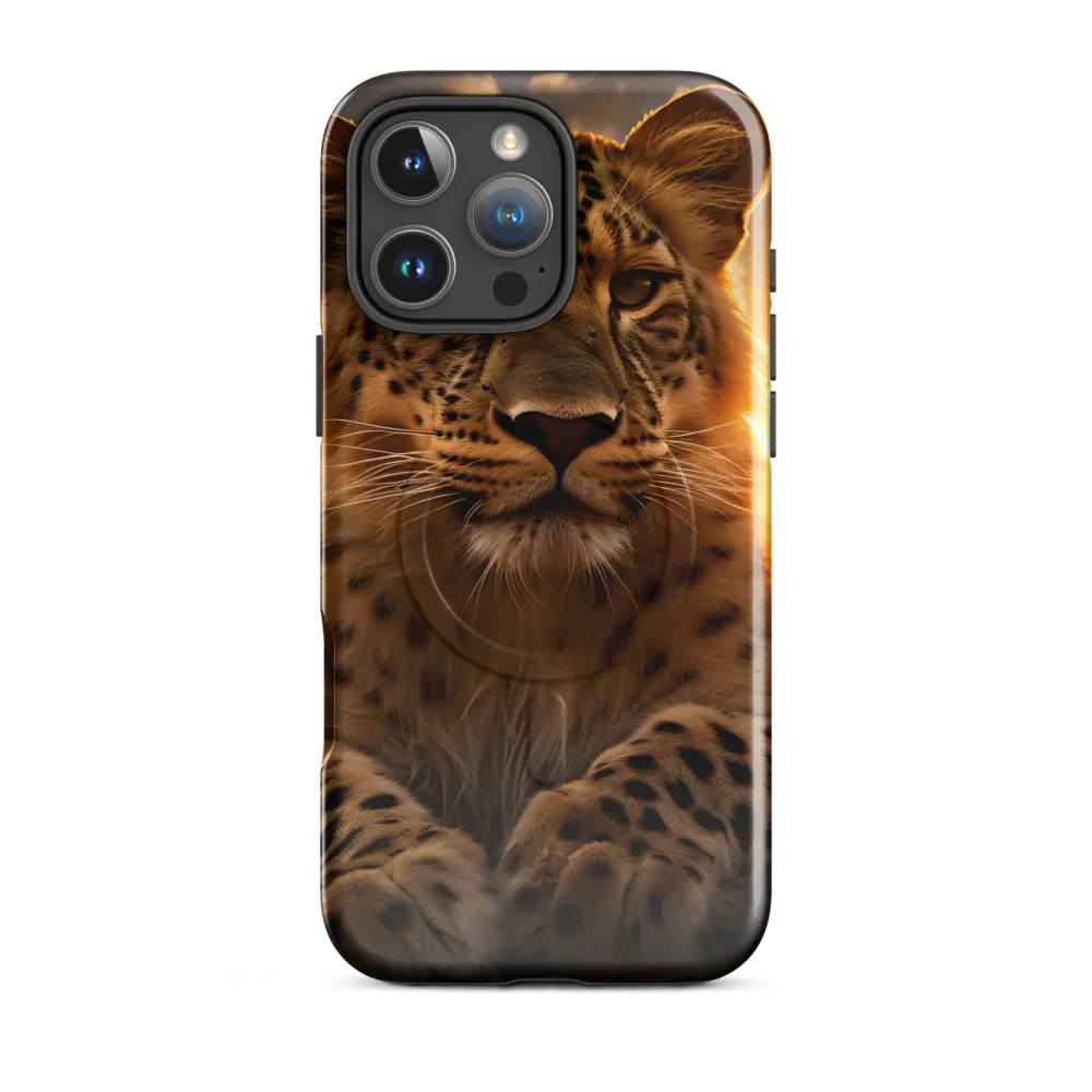 Regal Presence: The Leopard at Sunset
