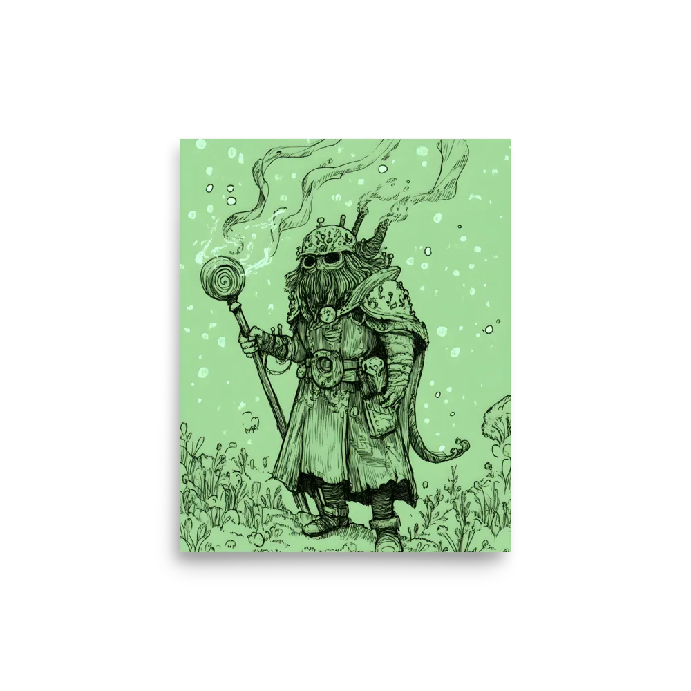 The Enigmatic Wizard | Poster | 8″×10″