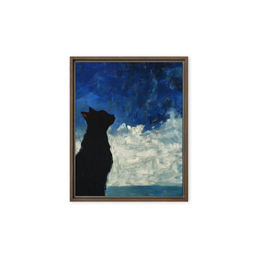Serenade of the Night | Canvas with Brown Frame | 8″×10″