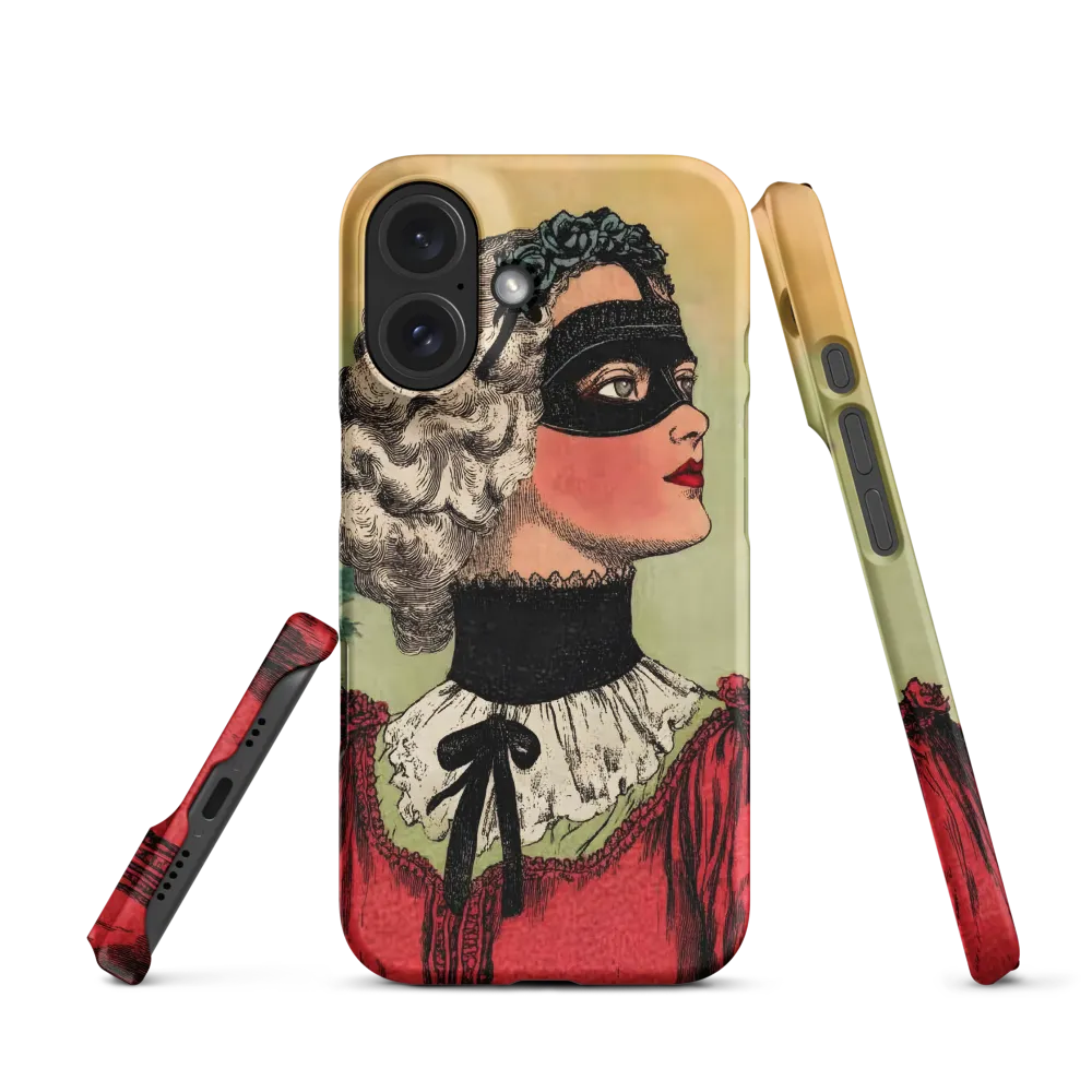 Masked Elegance | Phone Case |  16 | Snap Case | Matte