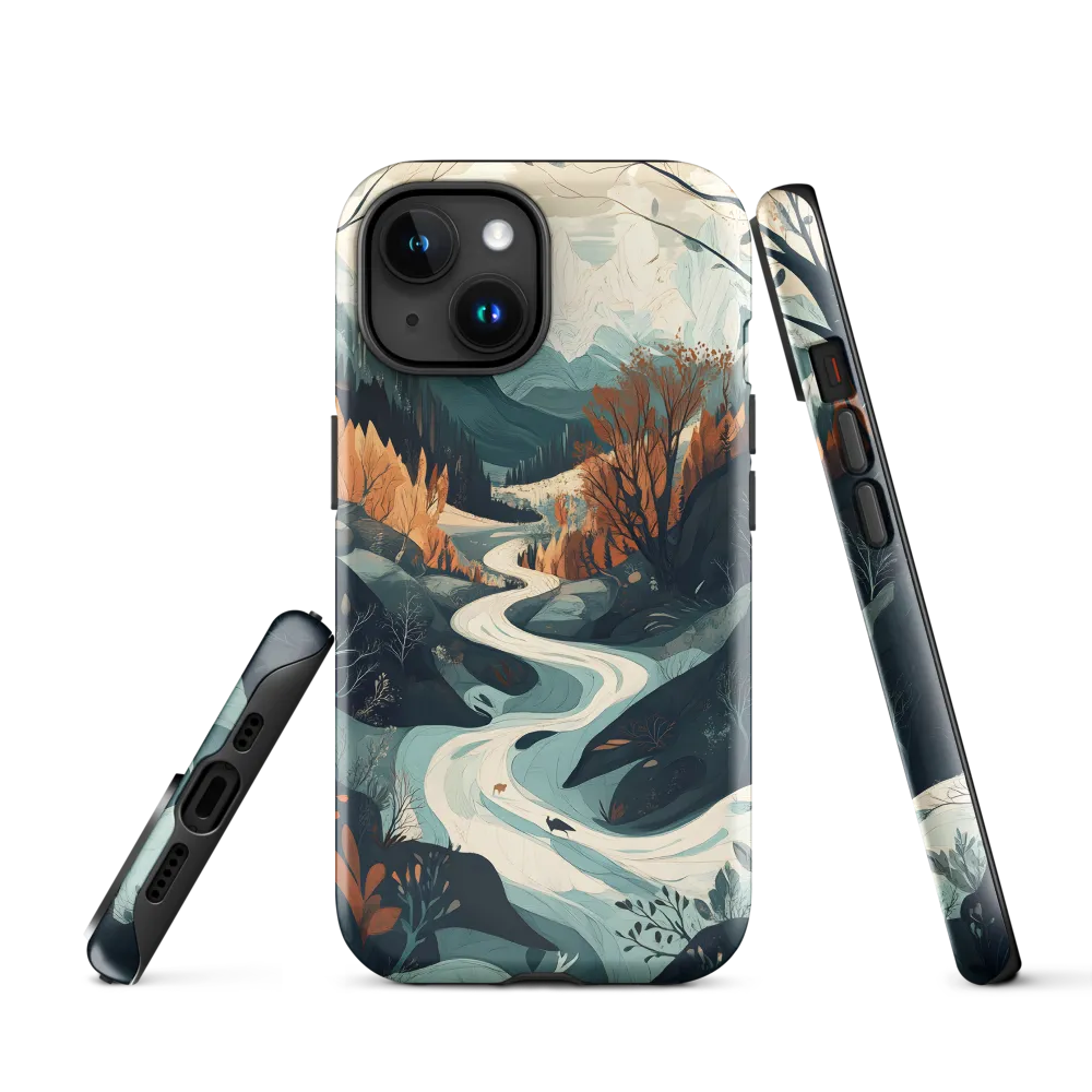 Winding Serenity: A Digital Landscape