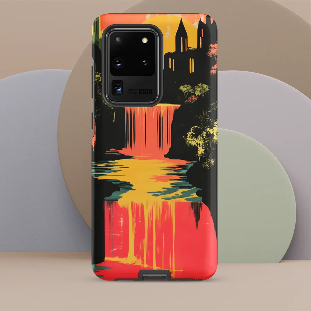Elysian Echoes: A Surreal Reflections | Phone Case |  S20 Ultra | Tough Case | Matte