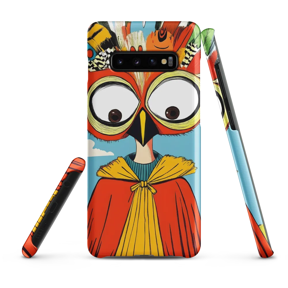 A Whimsical Encounter: The Owl-Human Fusion