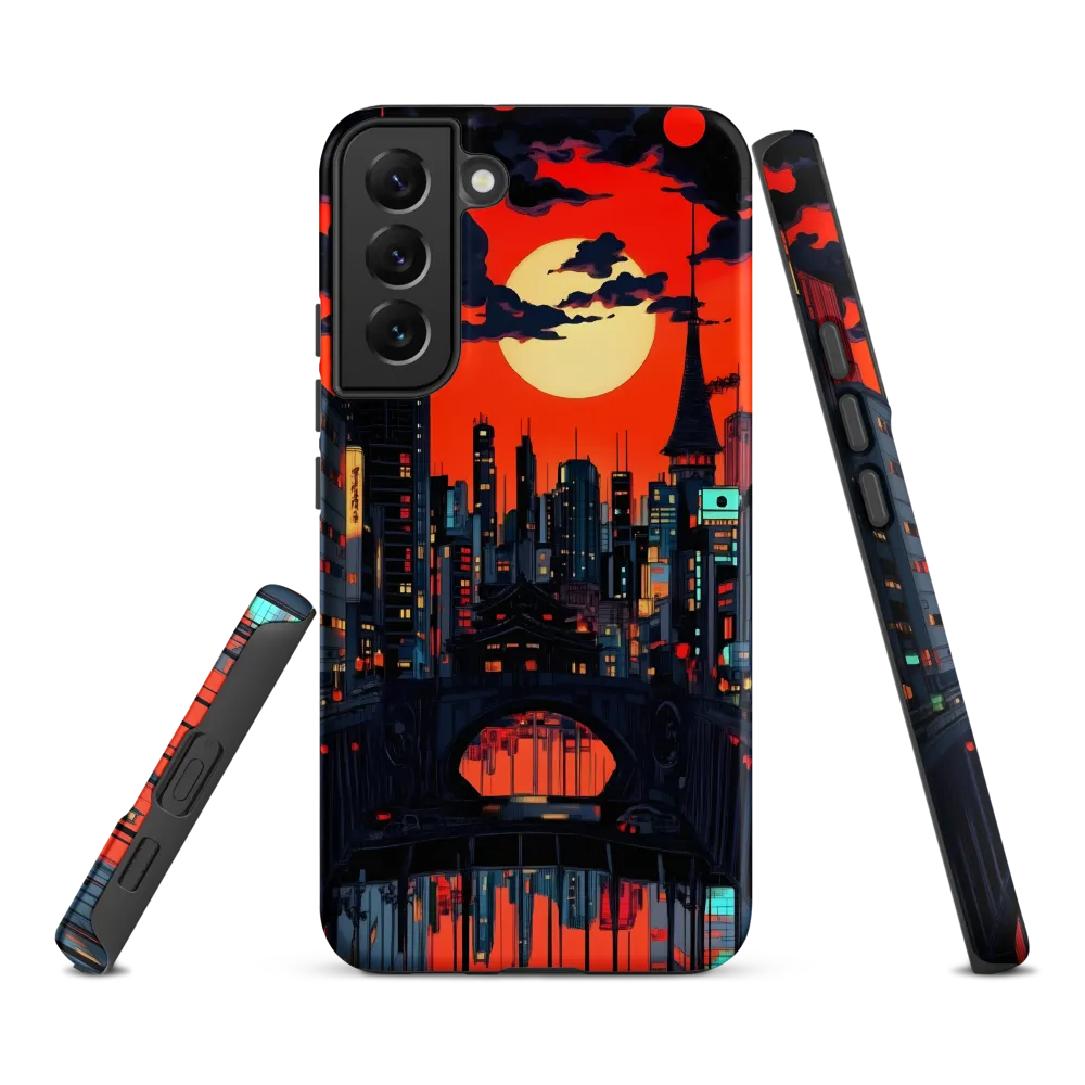 Nightfall in a Neon City