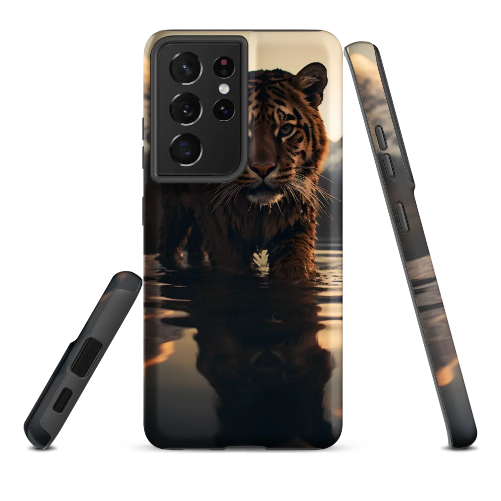 Majestic Reflection: The Tiger's Domain