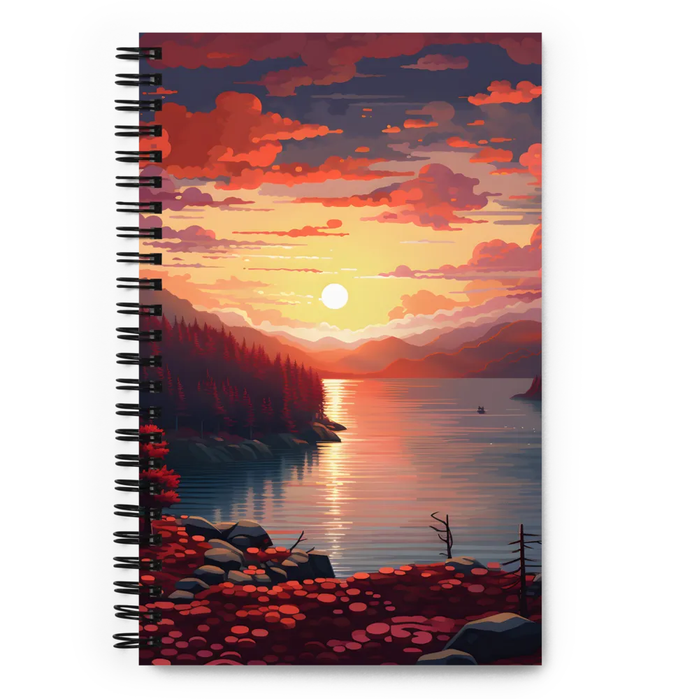 Serenity at Dusk | Spiral Notebook