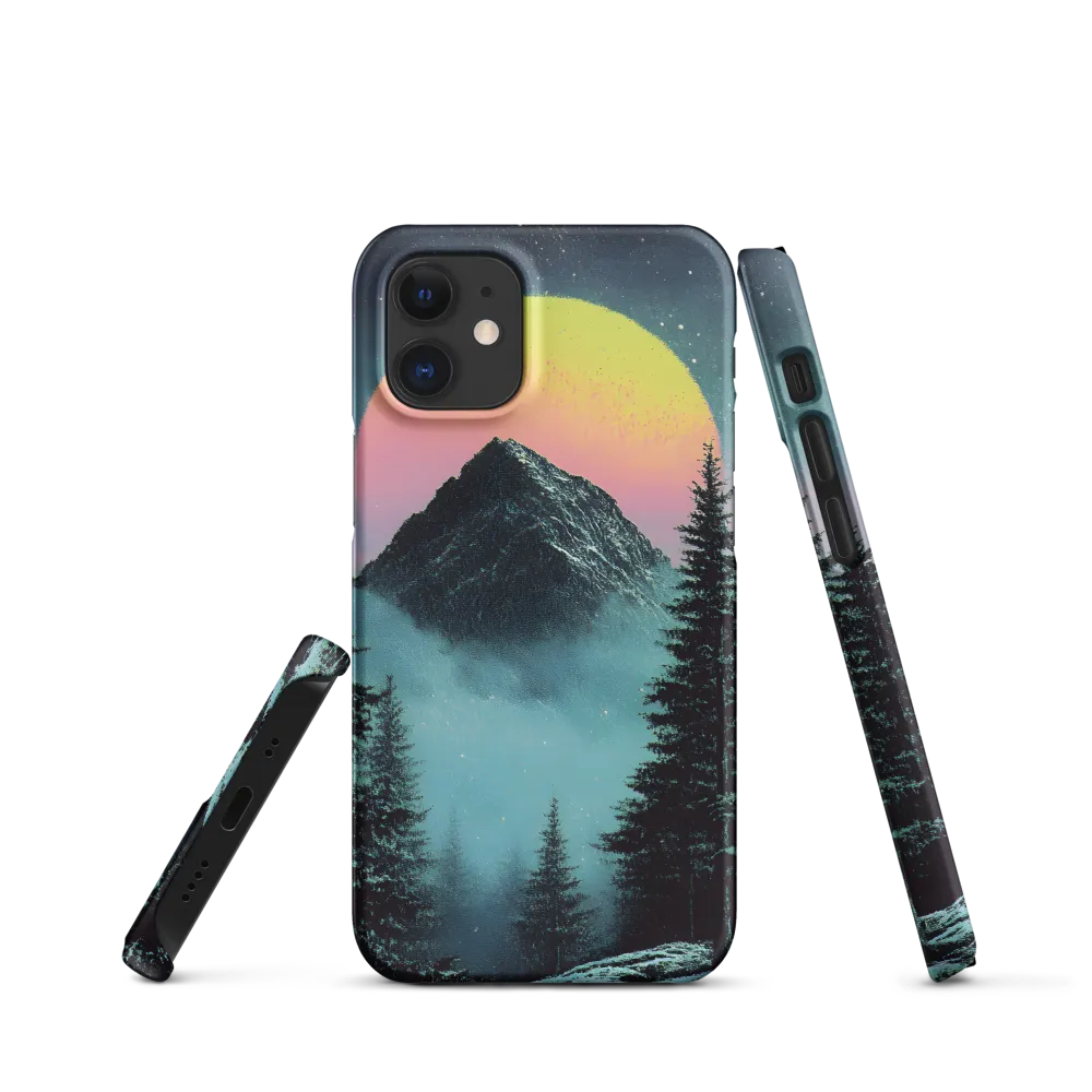 Ethereal Peaks Under Celestial Lights