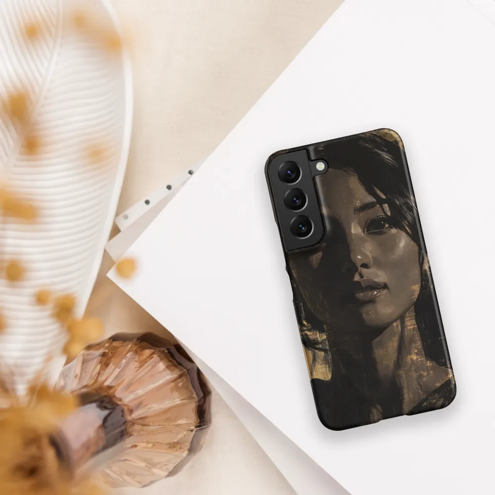 Golden Gaze: A Contemporary Portrait