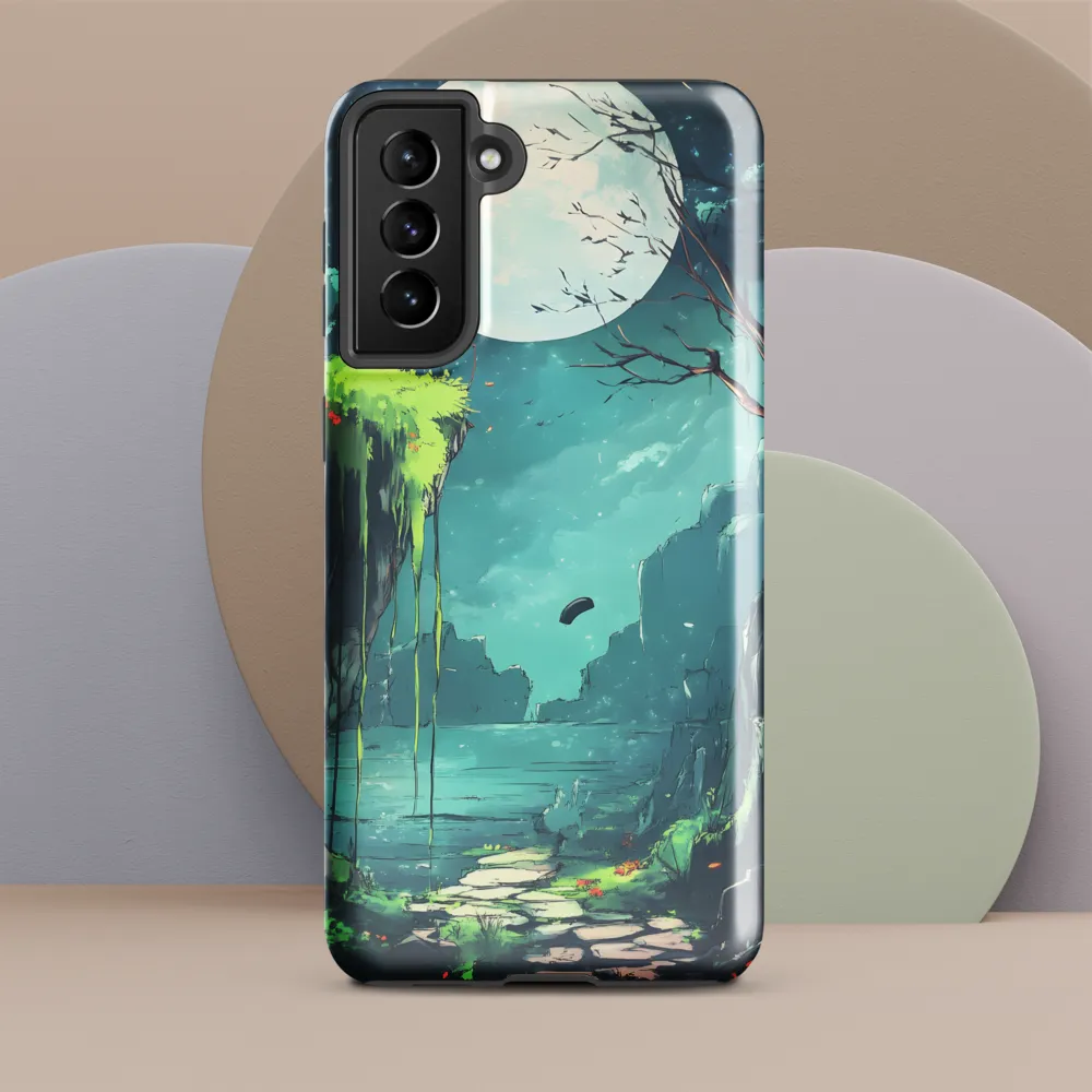Moonlit Serenity: A Fantastical Landscape