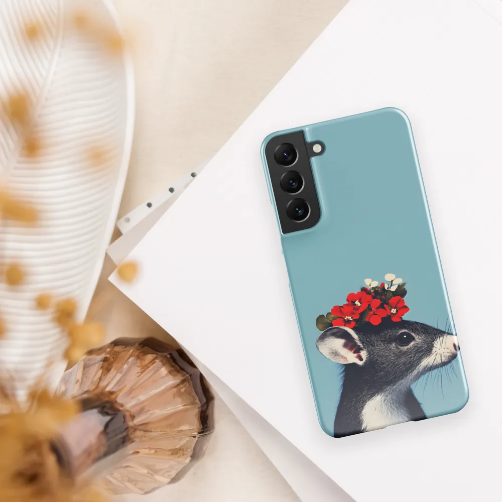 Whimsical Flora: A Mouse's Floral Crown