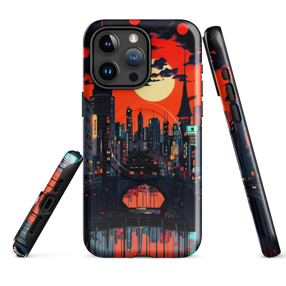 Nightfall in a Neon City