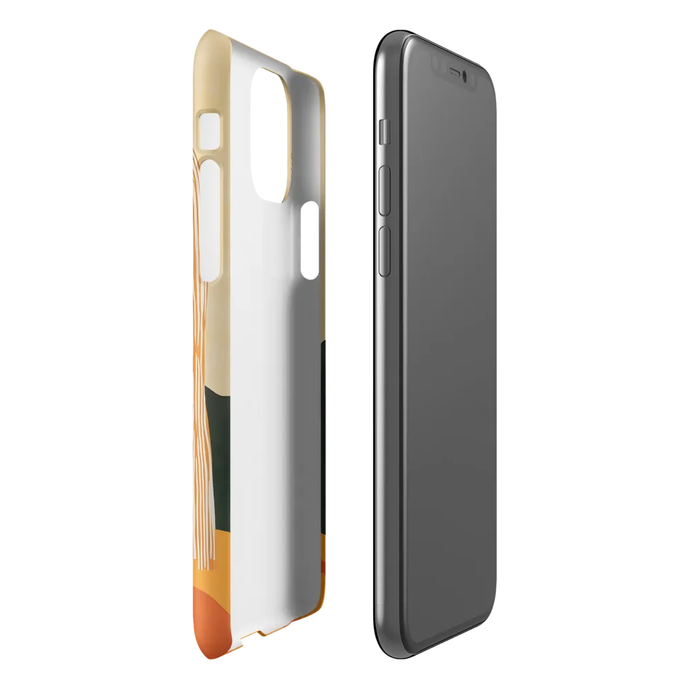 Architectural Echoes: A Minimalist Arch | Phone Case |  11 Pro | Snap Case | Matte