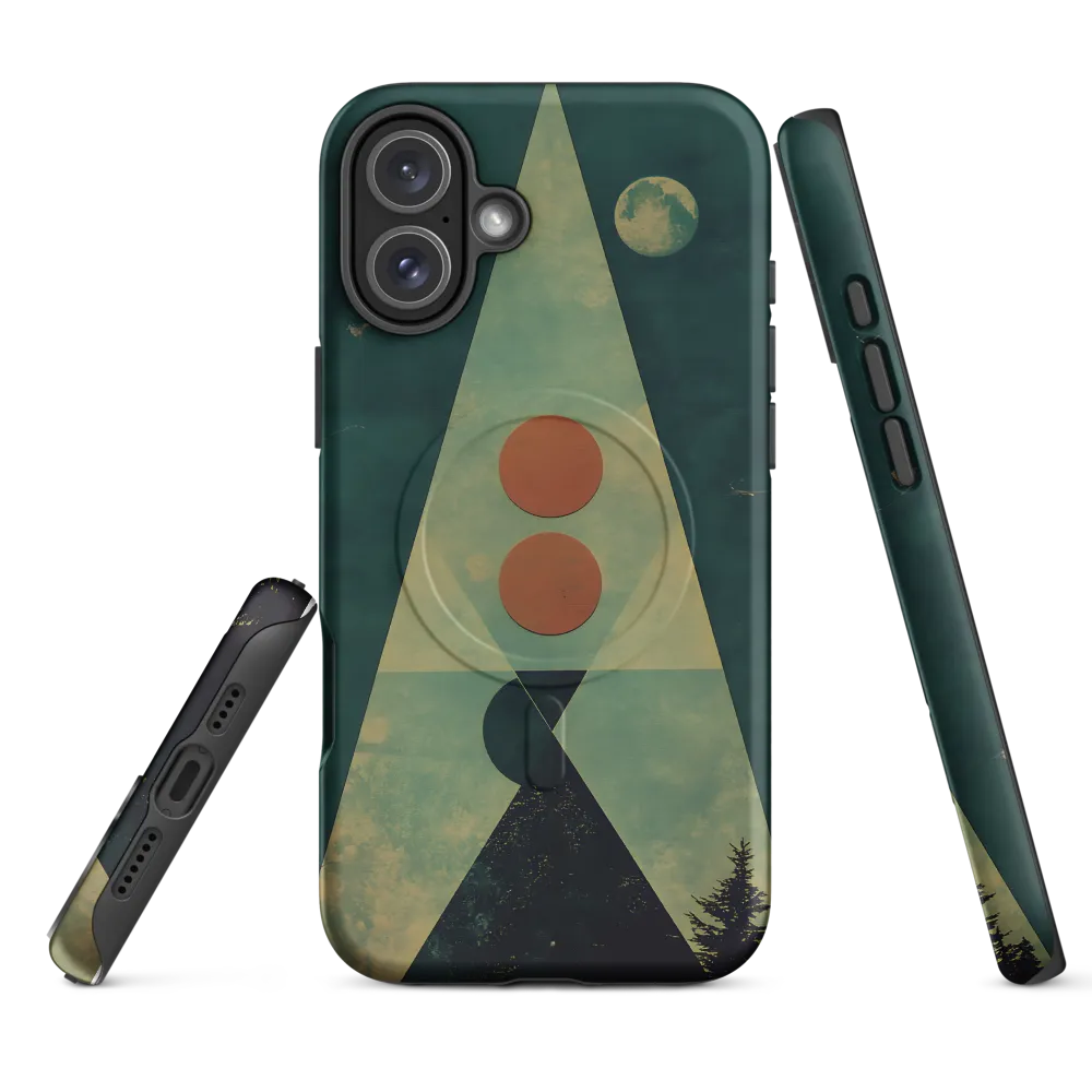 Geometric Harmony in Nature | Phone Case |  16 Plus | MagSafe® Tough Case | Matte