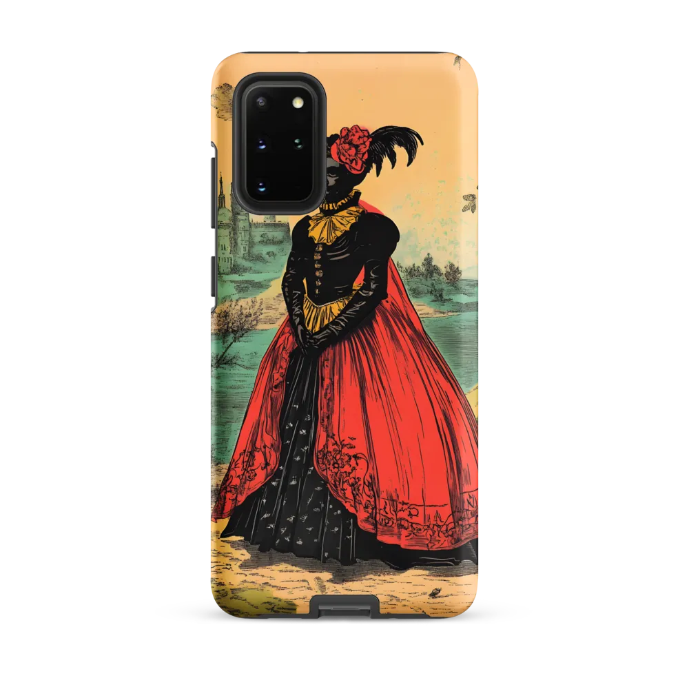 Elegance in Red and Gold