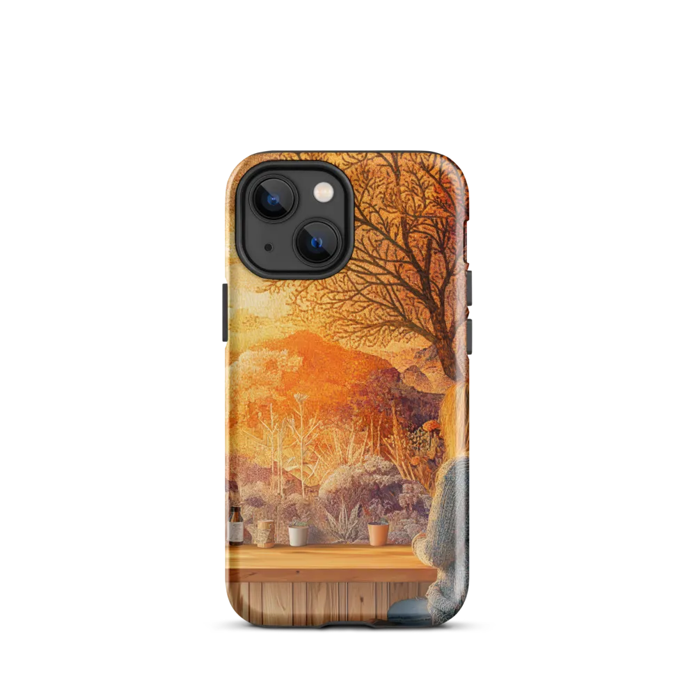 Whispers of a Golden Sunset | Phone Case |  13 mini | Tough Case | Glossy